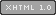 xhtml 1.0 strict